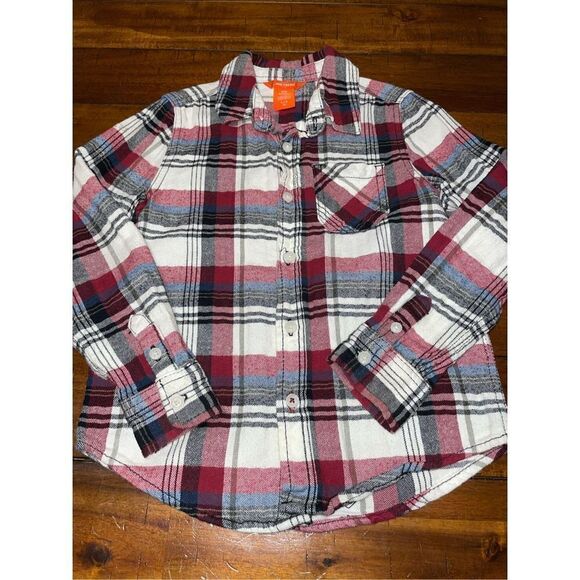 Joe Fresh Plaid Kids Button Up - Picture 1 of 5
